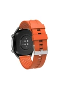 Huawei Gt  Gt 2 Honor Magic Watch Uyumlu 2 46mm Akıllı Saat Silikon Kordon Siyah - 9