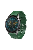 Huawei Gt  Gt 2 Honor Magic Watch Uyumlu 2 46mm Akıllı Saat Silikon Kordon Siyah - 6