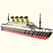 Titanic 3D Lego BULDING BLOCKS 1031 Parça 12+ YAŞ Puzzle Tekne Gemi Hediye - 2