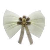 40x30cm Ayıcık Süslü Kumaş Büyük Fiyonk Yatak Başı thumbnail 3