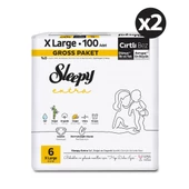 Sleepy Extra Günlük Aktivite Gross Paket Bebek Bezi 6 Numara Xlarge 200 Adet thumbnail 2