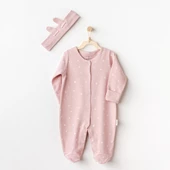 Kız Bebek Tulum Takım Romper Band Set Puppy Gazelle AC25044 - 4