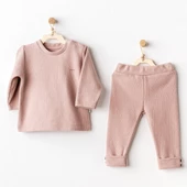 Kız Bebek Takım 2'li Set Cute Bear AC25117 - 6