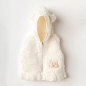 Kız Bebek Yelek Vest Plush Basic AC25138 - 3