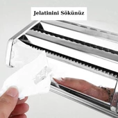 Erişte Makarna Hamur Kesme Makinesi 3 Fonksiyonlu 9 Kademeli Hamur Kalınlık Ayarı - 6