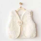 Kız Bebek Yelek Vest Plush Basic AC25254 - 2