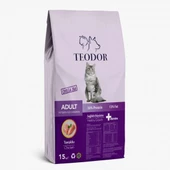 Teodor Yetişkin Kedi Maması Tavuklu 15 Kg - 1