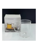 Paşabahçe D004 Deli Glass Bardak Cam Kupa 420cc 2 Li - 1