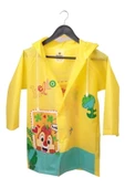 Hayvan Figürlü Kapüşonlu Çocuk Yağmurluk - Unisex Çocuk Yağmurluğu Rüzgarlık - 3