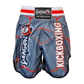 DragonDo KB243 Kick Boks Şortu Kick Boxing Antrenman Şortu Gri Desenli Şort - 2