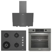 ALTUS ALA 322 G-ALA 535 G-ALA 189 DG Antrasit Gri Ankastre Set thumbnail 1