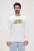Bad Bear Caen Crewneck Beyaz Erkek Sweat / Sweatshirt thumbnail 1