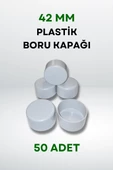 Plastik Boru Kapağı 42 MM (50 Adet) - 2