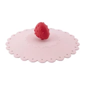 Toz Geçirmez Ve Isı Koruyucu Bardak Kapağı, Çilek Figürlü Silikon Bardak Kapağı - 6