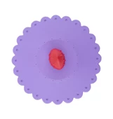 Toz Geçirmez Ve Isı Koruyucu Bardak Kapağı, Çilek Figürlü Silikon Bardak Kapağı - 5