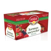 Doğuş Çay Doğuş Kırmızı Meyveler Bitki Çayı 40 Gr 12'li - 1