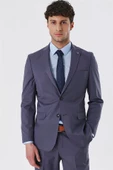 Açık Füme Kırlangıç Yaka Astarlı 6 Drop Comfort Fit Rahat Kesim Klasik Takım 1001230153 thumbnail 6