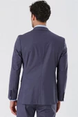 Açık Füme Kırlangıç Yaka Astarlı 6 Drop Comfort Fit Rahat Kesim Klasik Takım 1001230153 thumbnail 7