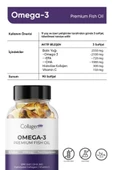 5 Adet Omega-3 Premium Fish Oil 90 Softgel X 1000mg, Balık Yağı, Hidrolize Kolajen - 3