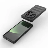 Xiaomi Mi 13 Ultra Kılıf Esnek TPU Oyuklu Arka Yüzey Tasarımlı Redclick Etnik Silikon Kapak thumbnail 5