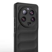 Xiaomi Mi 13 Ultra Kılıf Esnek TPU Oyuklu Arka Yüzey Tasarımlı Redclick Etnik Silikon Kapak thumbnail 4