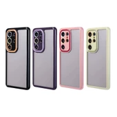 Galaxy S23 Ultra Kılıf Kamera Korumalı Renkli Kenar ve Çerçeve Tasarımlı Redclick Vitamin Kapak thumbnail 2