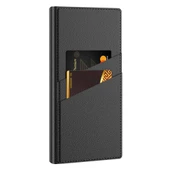 Galaxy S24 Ultra Kılıf Kamera Korumalı Suni Deri Tasarım Redclick Droga Standlı Kartlıklı Kapaklı Kılıf thumbnail 7