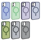 Apple iPhone 11 Kılıf Magsafe Şarj Özellikli Mat Arka Yüzey Redclick Sio Kapak thumbnail 10