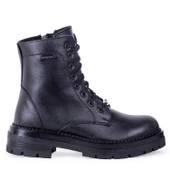 Pierre Cardin 54061 Kadın Hakiki Deri Fermuarlı Bağcıklı Bot - 1
