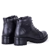 Pierre Cardin 54062 Kadın Hakiki Deri Fermuarlı Bağcıklı Bot - 3