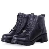 Pierre Cardin 54062 Kadın Hakiki Deri Fermuarlı Bağcıklı Bot - 2