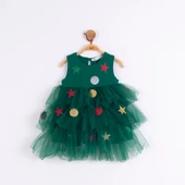 NK-73603 Çam Ağacı Yılbaşı Elbisesi - 11