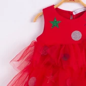 NK-73603 Çam Ağacı Yılbaşı Elbisesi - 10