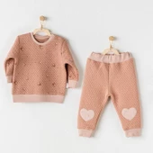 Andywawa Floral Baby 2'li Kız Bebek Takımı - 6