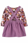 Kız Bebek 3'lü Salopet Set - 11