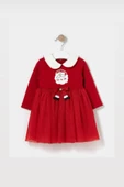 NAME BABY Kids Kız Bebek Yelekli Yılbaşı Elbisesi - 2