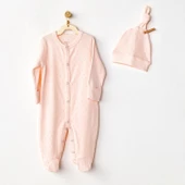 Bebek Tulum Takım Romper Hat Set Jacquard Basic AC24708 thumbnail 7