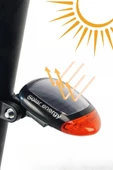 BUFFER® LED Güneş Enerjisi ile Şarj Edilebilir Bisiklet Kuyruk Lambası Solar Bisiklet Lambası - 9