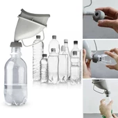 BUFFER® Unisex Taşınabilir Hijjenik Seyahat Tuvalet Aparatı Seyahat Tuvalet Hunisi - 1