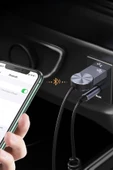 BUFFER® Araba için Bluetooth Aux Alıcısı Wireless Araç Kiti - 9