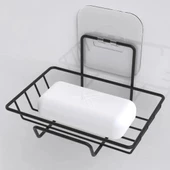 BUFFER®  Kendiliğinden Yapışkanlı Dekoratif Tekli Sabunluk Siyah - 3