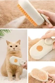 BUFFER®  Saplı Su Püskürtmeli Kedi Köpek Fırçası Masaj Etkili Tüy Toplama Tarağı - 8