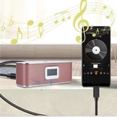 BUFFER®  Type C Android ve  35 mm Kulaklık Girişli Ses Dönüştürücü Aux  Kablo - 3