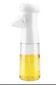 BUFFER®  Çok Amaçlı Cam Şişe Püskürtmeli Dağıtıcı Yağdanlık Limonluk Sirke Sosluk Spreyi Beyaz - 8