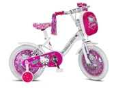 ÜMİT 1409 HT (HELLO KITTY)-BMX-CANTA-V-KIZ ÇOCUK BİSİKLETİ 14 JANT BEYAZ PEMBE - 1