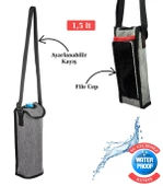 Termal Soğutucu Yalıtımlı Su Şişesi Matara Termos Taşıma Çantası 1,5 Lt - 990 - 5