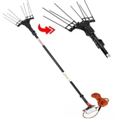 Backer Zeybek Sensörlü ve Devir Ayarlı Zeytin Hasat Makinası 750 watt Akü Şarj Hediyeli + 5 adet çubuk thumbnail 2