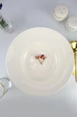 Digithome Bone Porselen Spagetti Makarna Tabağı 30 Cm Beyaz – ES 30 - 2