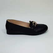 Fiyra sdf612 Tokalı Fiyonk Siyah Kaymaz Bayan Babet - 9