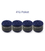 Galaxy 4'lü Simli Pullu Örgü İpi Seti Amigurumi Süsleme İpi Çanta İpi Kombin İpi - 9